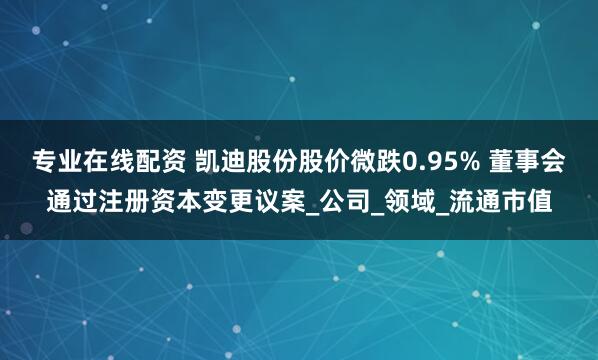 专业在线配资 凯迪股份股价微跌0.95% 董事会通过注册资本变更议案_公司_领域_流通市值